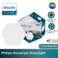 (4 PACK) Philips Hexastyle Downlight | Designer Downlight with Round Cutout customize shapes | Hexa