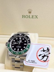 Rolex GMT 126720VTNR 綠黑圈 格帶