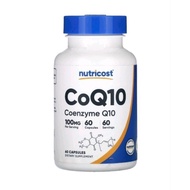 Nutricost, CoQ10, 100 mg, 60 Capsules / 200 mg, 60 Capsules