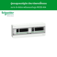 Schneider ตู้คอนซูมเมอร์ยูนิต บัสบาร์แยกแบบปลั๊กออน ขนาด 8+8 ช่อง รหัส S9HCL18X8R40 รุ่น Square D Cl