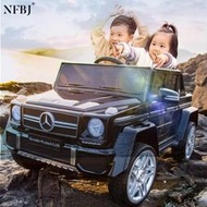【現貨秒發】nfbj新款兒童電動汽車四輪大人遙控小孩雙座兒童玩具車可坐人