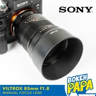Viltrox 85mm F1.8 Hand Crank Lens Full Frame Rotary For All Sony Mirrorless Cameras (Fluframe Lens)
