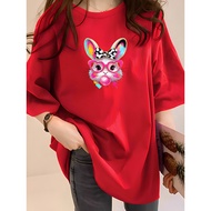 T-Shirt Women's Plus Size - Blouse Style Leisure Wear