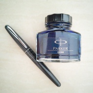 Pilot M咀鋼筆連 Parker 藍黑色墨水