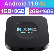 【Pre-order】 H96max Smart Tv Box 11 4k Ultra Hd 2.4g Wifi Video Set Tv Box Appliance 1gb 2gb Ram 8gb 16gb Rom
