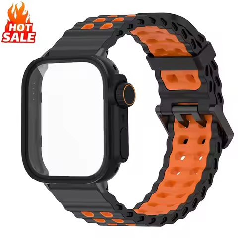Strap+ Case Compatible for Huawei Watch Fit 4 Pro Fit 4 Fit 3 Strap Breathable Sports Band PC Full C