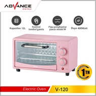 Oven Listrik Advance V-120 Garansi 1 Tahun 12 Liter