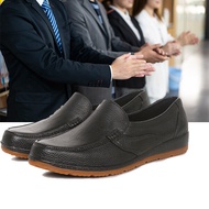รองเท้ารัดส้นผู้ชายถูกมากๆ รองเท้าโลฟเฟอร์ชาย Soft Leather Casual Shoes Driving Shoes Men's Leather Shoes