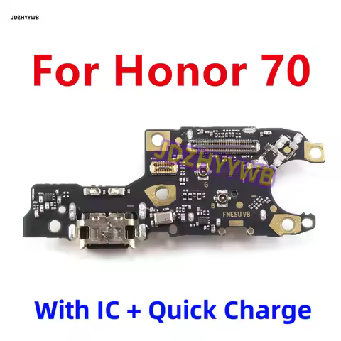 For Huawei Honor 70 USB Board Charger Charging Dock Port Connector Flex Cable With Mic Microphone FN