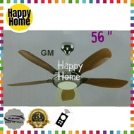 Elmark EL380 56-Inch 5 Microfiber Blades Comes With Remote Control & Integrated LED Light Ceiling Fa