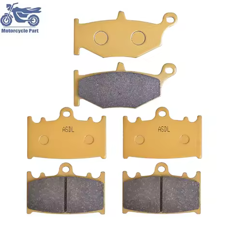600CC Motorcycle Front and Rear Brake Pads for Suzuki GSR600 GSR400 2006-2008 GSR 600 400 K6/K7/K8