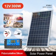 

 300W500W Solar Panel Kit Complete12V Polycrystalline USB Power Portable Outdoor Rechargeable Sola