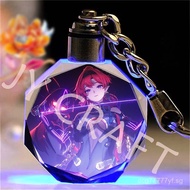 Gifts for friends, new trendy 2D anime pendants, keychains, crystal figures, glowing holiday decorat