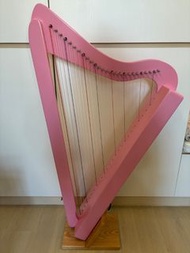 Harpsicle Harps 粉紅色26弦無手制式豎琴 （包調音匙、琴袋、琴架)