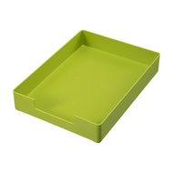 Yours MO-Letter-Size Tray A4 Plastic Paper Holder File Organizer Stackable Letter Tray for Office Sc