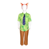 STYLE HAUL with Hairband Judy Nick Cosplay Costume  Shirt Long Pants Cosplay Dress Up Set Movie Char