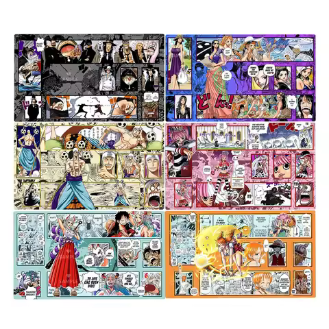 600X350X2Mm Diy One Piece Opcg Perona Nami Card Battle Mat Opcg Buggy Enel Robin Single Player Board