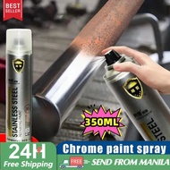 360ML Cat Semprot Chrome Sapporo Chrome Spray Paint Anti Karat Warna Stainless