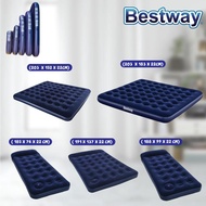 BESTWAY Rekaan Selesa – Tilam Angin Berkualiti Tinggi (5 Saiz: S/M/L/XL/XXL) – Tilam Angin Mudah