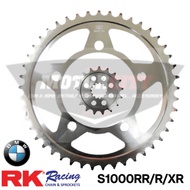 RK SPROCKET SET BMW S1000RR S1000R 2009-2018 525X45T REAR 525X17T 520X16 FRONT STEEL  READY STOCK
