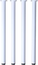 AITECH TBK-C79 WH Round Legs Set of 4, Height 31.3 inches (79.5 cm), Table Kitz, White