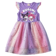 kuromi ODETTE Halter Dress for Kids 2-10 Years Old