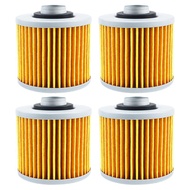1/2/4 Pcs Cyleto Motorcycle Oil Filter for Yamaha XC180 XC 180 1983-1985 XC200 XC200Z RIVA XC 200 19
