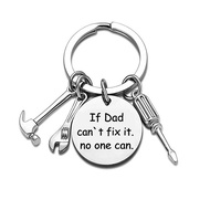 ✅Creative/Gift✅ Father's Day Keychain/Tool Design【Hadiah Kreatif Hari Bapa】Stainless Steel Material/