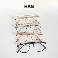 KEAN HAN - GEOMETRIC AVIATOR GLASSES FRAME
