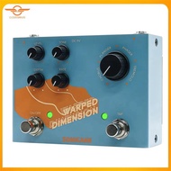[CloudsMiles.th]  -03 Warped Dimension Digital Modulation Guitar Effects Pedal , Chorus Phaser& Treb