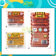 (Delivery To Area Near Ipoh Perak Only) Sosej - Ramly Franfurter Ayam / Lembu 1kg / 340g - Ramly Bee