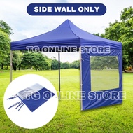 Canopy Side Wall Only Transparent / Canvas Only / Khemah / Kain Sisi Kanopi / Pasar Malam