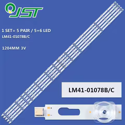 10pcs LED UN60AU7700G UN60TU7000F UN60TU700DF BN96-53623A BN96-53624A LM41-01078B/C LM41-01077B/C L1
