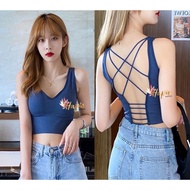 Jamie tank top/crop top/crop tank top tank top cup bra/ tank top foam tank top sports tank top