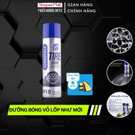 Car Tire Shine Conditioner - M10 Tire Shine Spray 500ml, Tire Restorer, Black Plastic