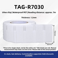 High Frequency Anti-Metal RFID Electronic Label UHF Flexible Adhesive-Free Chip Tag for Asset Manage