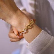 Ethnic Style Fashion Unique Creative Mushroom Leopard Print Resin Chain Simple Niche Design Ladies B