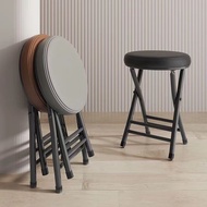 Folding Stool Home round Stool Fashion Thickened Nordic Living Room round Adult Night Market Stall P