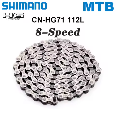 Shimano Acera 8 Speed MTB Chain HG71 HYPERGLIDE 8S Current for E-Bike Mountain Bike Chains 8V Bicycl