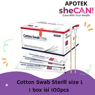 Sterile COTTON SWAB/ COTTON SWAB STERILE 'L' (BOX)