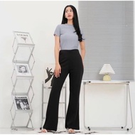 Flare Pants - Highwaist Flare Pants - Women's Highwaist Cutbray Culottes