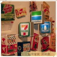 Taiwan Delivery+Uniform Compilation Refrigerator Stickers Japan 711 Family Mart Rosen Convenience St
