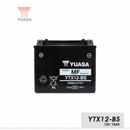 แบต BIGBIKE แบตเตอรี่ BIGBIKE แบตมอเตอร์ไซค์ บิ๊กไบค์ YUASA YTX12-BS 12V 10Ah