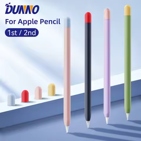 Pencil Case For Apple Pencil 1st 2nd Generation For iPad Apple Pencil Stylus Pen Protective Soft Sil