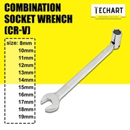[TECHART][13 mm][HOME DIY TOOLS]  High Quality 13mm Combination Socket Wrench House Hand Tool (CR-V)
