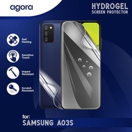 LAYAR Anti-Scratch Hydrogel For Samsung A03S Hydrogel SCREEN Protector Film - ANTI SPY, FULL SCREEN,