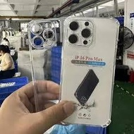 SG Iphone 15pro,15pro max ,16,16pro,16promax, 1.5MM Anti Fall Case (Clear)