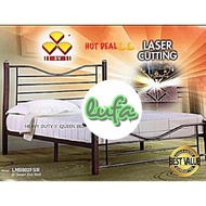 3V Noza Queen Size Bed Frame Powder Coating Super Base Bed Divan High Quality Bed Katil Queen Kuat S
