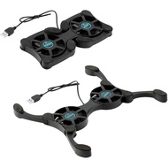 HUI Cooler Stand Laptop Cooler Low Noise Cooling Portable Ultra Slim Gaming Laptop Cooling Pad Preve