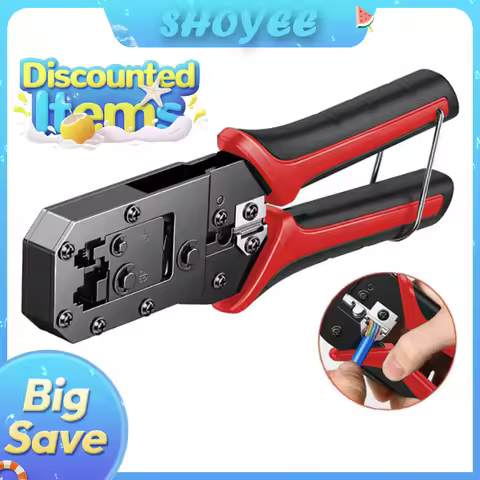 RJ45 Crimping Tool Ethernet Network LAN Cable Crimper Cutter Stripper Plier 8P RJ45 6P RJ12 RJ11 for